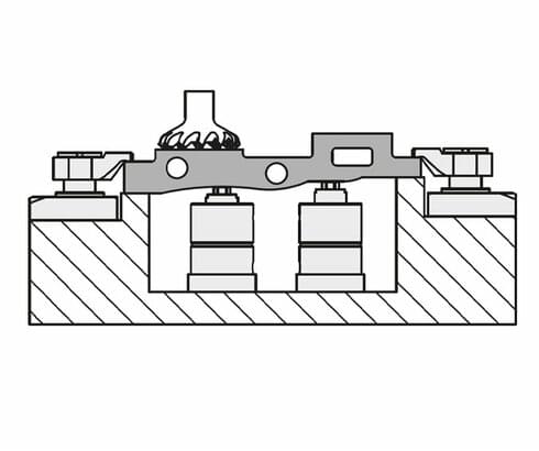 Principio de aplicación de los elementos de apoyo