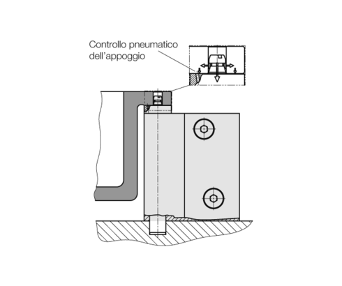 Elemento di bloccaggio per pezzi forati B 1.485 Elemento di bloccaggio per pezzi forati B 1.485