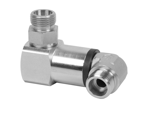 Racor codo doble giratorio Racor codo doble giratorio