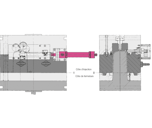 Installation de rivetage avec cadre réglable avec vérins hydrauliques B1.590 Installation de rivetage avec cadre réglable avec vérins hydrauliques B1.590
