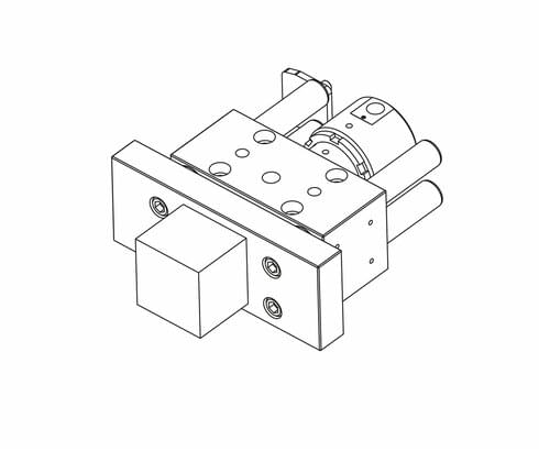 Spintore idraulico RS con piastra frontale
