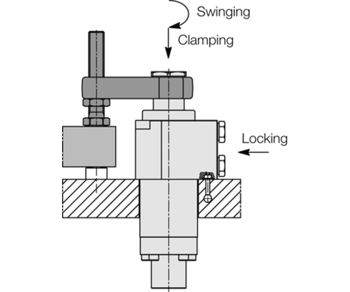 Swing Clamp with Fail-Safe Function B1.8805 Swing Clamp with Fail-Safe Function B1.8805