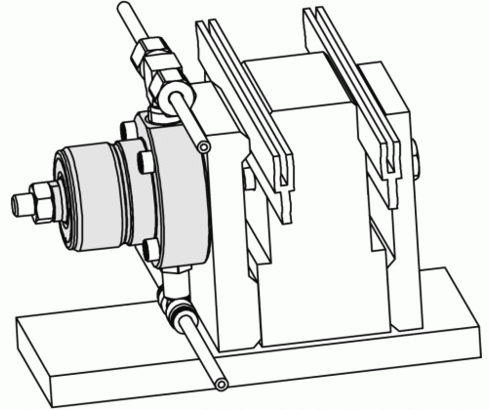 Attrezzatura di bloccaggio per profili di guida Attrezzatura di bloccaggio per profili di guida