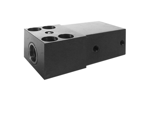 Blockzylinder mit Führungsgehäuse B 1.738 Cilindro a basetta con stelo guidato B 1.738